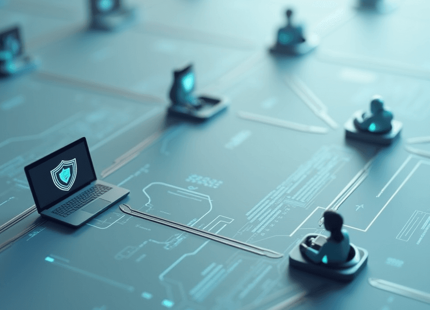 Illustration of automated audit workflow